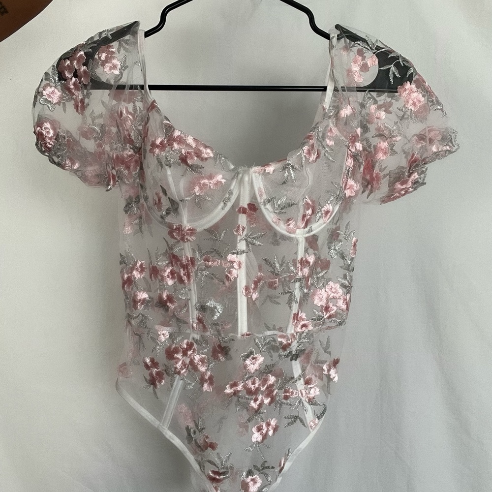 Floral Sheer Bodysuit